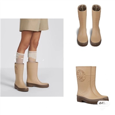 Стильные резиновые сапоги ДИО*Р