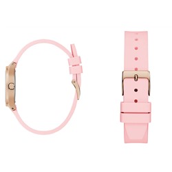 Pink Analog Silicon Watch