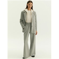 Брюки широкого кроя на резинке, D408/moma