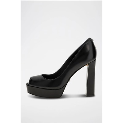 GUESS Zapatos de piel de tacón - Negro