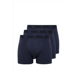 Mavi 3lü Basic Boxer 0911233-70490