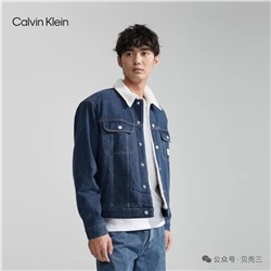 Мужская джинсовая куртка на меховой подкладке  Calvi*n Klei*n