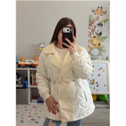 Женская демисезонная куртка-пальто (3 цвета)