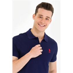 Erkek Lacivert Polo Yaka Tişört