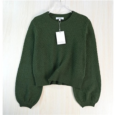 Женский вязаный крючком шерстяной свитер Макс Мар*а