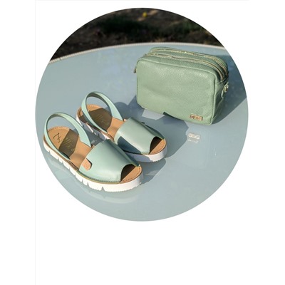 КОМБО AB.Zapatos · 3202 menta + AB.ZAPATOS Pelle 21-20 (370) MENTA АКЦИЯ