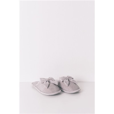 Zapatillas cerradas chenilla gris