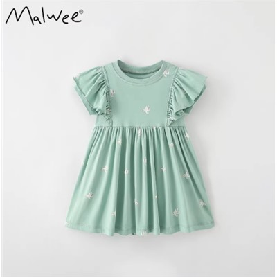 Хлопковое платье МАЛВЕ*Й (130-150)