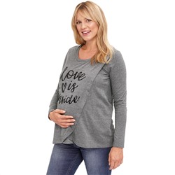 Damen Umstands-Sweatshirt mit Stillfunktion