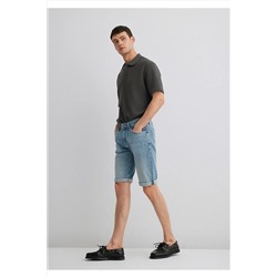 Mavi Nicholas Premium Puslu Açık Jean Şort 0416028720