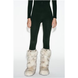 SEAMLESS LEGGINGS WITH MERINO WOOL SKI COLLECTION