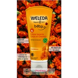 Weleda Baby - Calendula - Crème Lavante Corps & Cheveux - BIO - LOT de 2x200mlLot  × 2