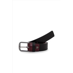 Erkek Çift Taraflı Siyah Kemer