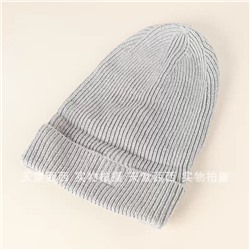 Теплая эластичная шапка с двойным отворотом унисекс  Acn*e Studio*s