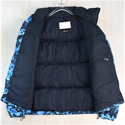 Теплая стеганая куртка-пуховик с камуфляжным принтом THE NORTH FAC*E