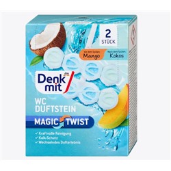 WC Duftstein Magic Twist Mango & Kokos, 2 St