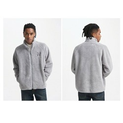 Мягкая толстовка на молнии с воротником стойкой  ГЭ*П