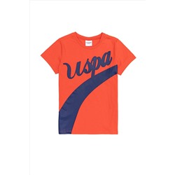 Çocuk Kırmızı Bisiklet Yaka Tişört