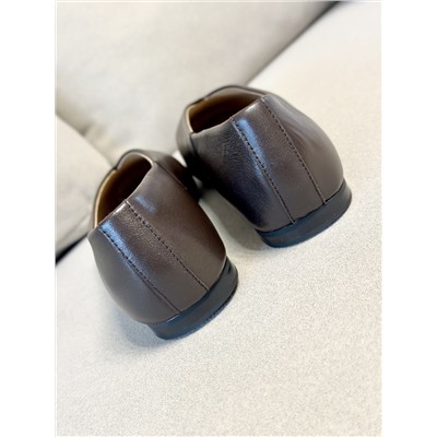 Женские кожаные туфли на плоской подошве, экспорт в Россию   Kar*i