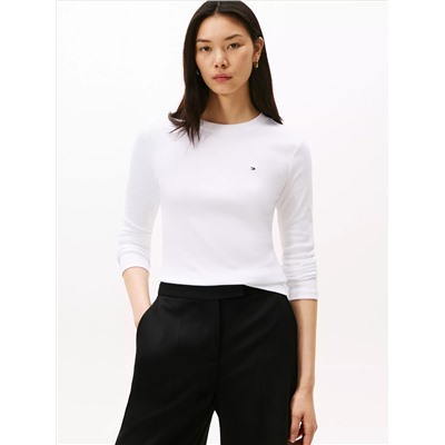 Long-Sleeve Crewneck Favorite T-Shirt