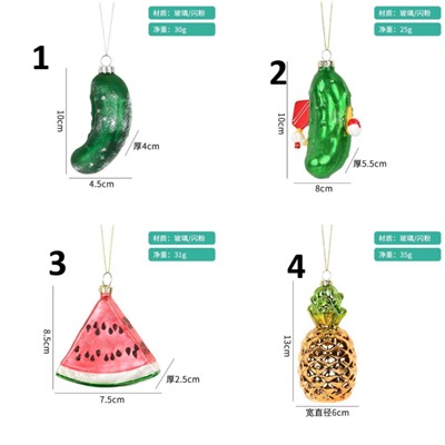 Стеклянные новогодние игрушки