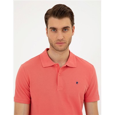Mercan Slim Fit %100 Pamuk Polo Yaka Basic Tişört