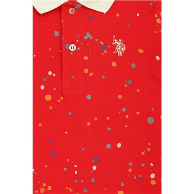 Erkek Çocuk Kırmızı Polo Yaka Tişört