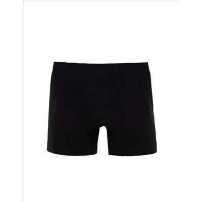 Siyah Pamuklu 2'li Boxer