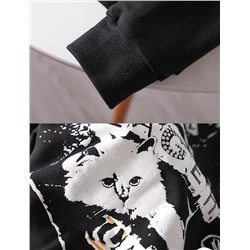 Женская толстовка ✔️Kar*l lagerfel*d,  экспортный магазин  Цена на бирке 398$