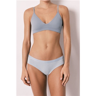 Pack 7 bragas anchas brasileñas algodón soft logo