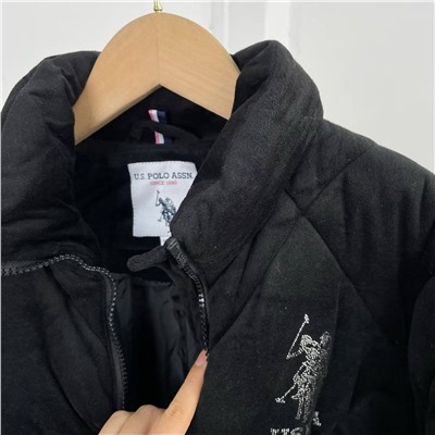 Женская теплая велюровая куртка   U*S Pol*o ASS*N  Экспорт