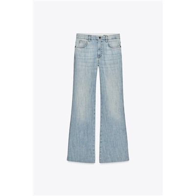 ZW COLLECTION LOW-RISE FLARE JEANS