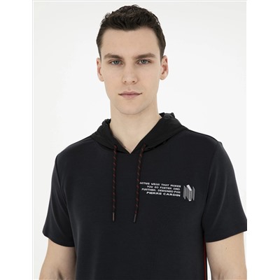 Siyah Regular Fit Sweatshirt