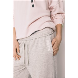 Pantalón jogger felpa algodón gris