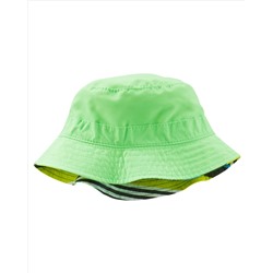 Reversible Striped Bucket Hat