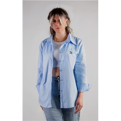 Рубашка оверсайз хлопок y2k