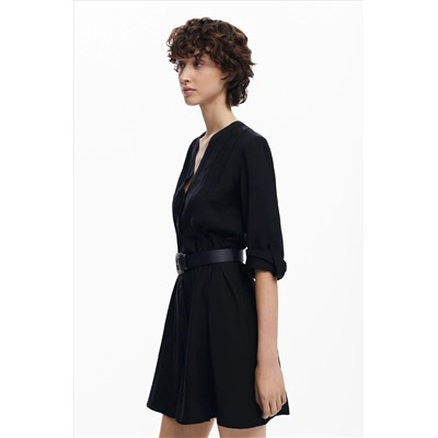 Vestido camisero cinturón