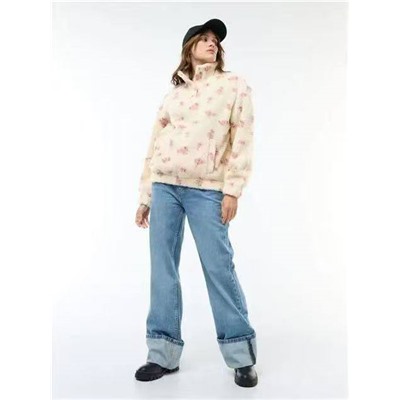 Женская плюшевая толстовка анорак  Kiab*i