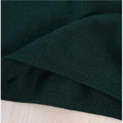 Трикотажное платье с круглым вырезом и длинными рукавами  МАНГ*О