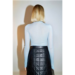 Jersey fino de lana Celeste