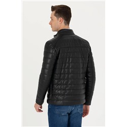 Erkek Siyah Deri Ceket