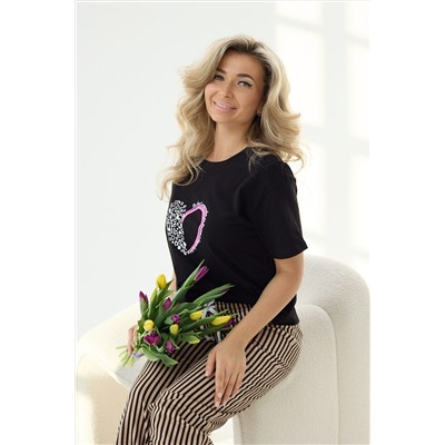 Пижама с брюками 46630 Сердце НАТАЛИ #978327