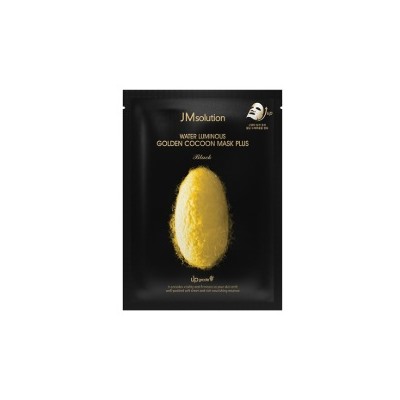 1ea_Water Luminous Golden Cocoon Mask Plus-Black Тканевая маска премиум класса с экстрактом шелкопряда
