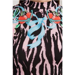 Body slim animal print