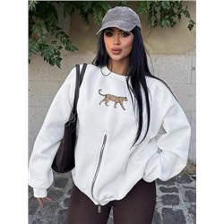 Свободный повседневный свитер