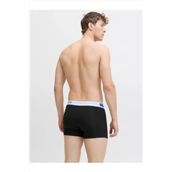 Jack & Jones J&J JACEASTON Erkek Siyah Logolu 3'lü Boxer Set