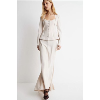 Макси-юбка с расклешенным подолом  ЛАЙ*М