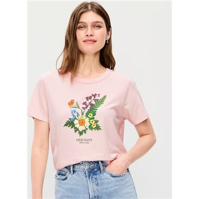 EveryWear Crew-Neck Logo-Graphic T-Shirt