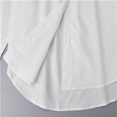 Классическая женская рубашка с длинными рукавами