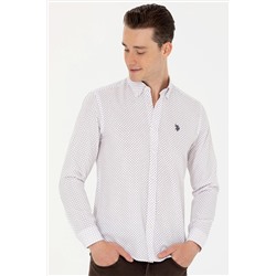 Erkek Bordo Uzun Kollu Gömlek